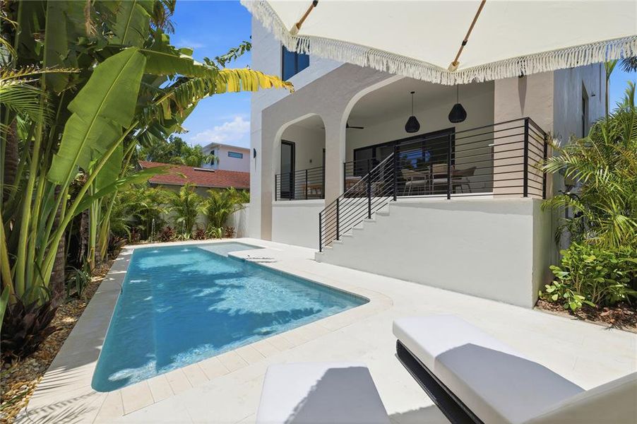 Exterior details and patio area of a home in , Tampa (Image 34). Exterior details and patio area of a home in , Tampa (Image 34).