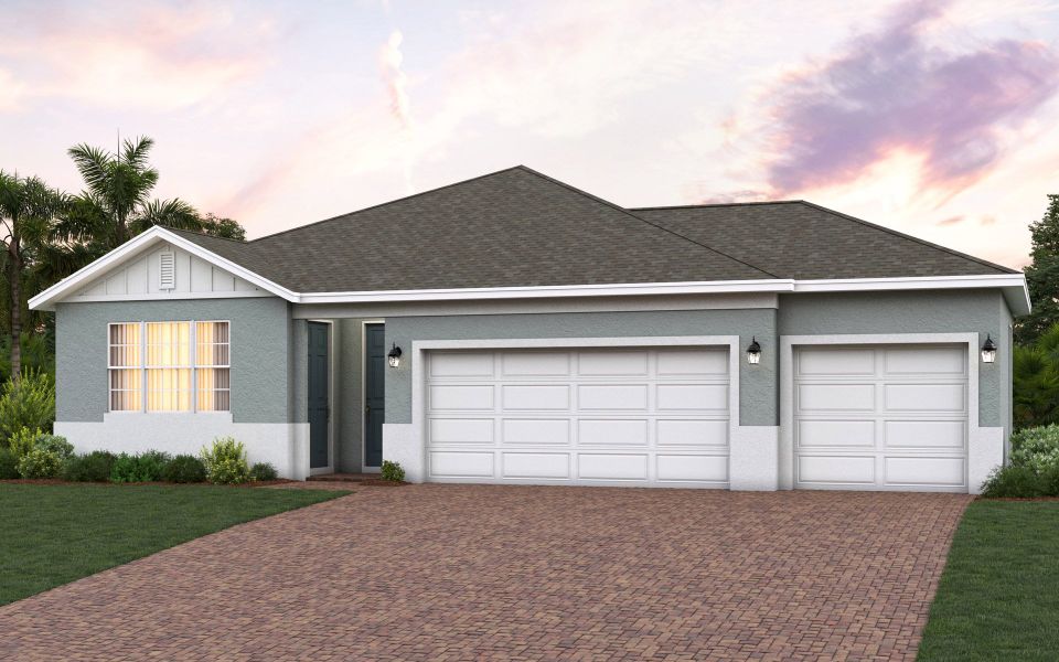 Kennedy 3-Car elevation 2