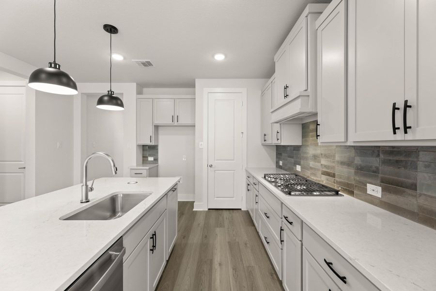 Furnished interior view inside a new home in Treeline, Justin (Image 9).