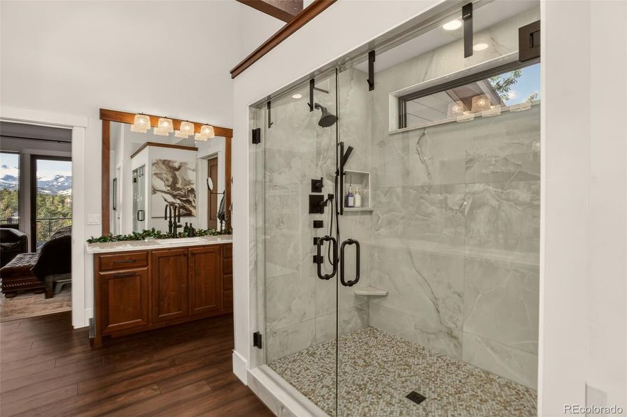 Furnished interior view inside a new home in , Evergreen (Image 22).