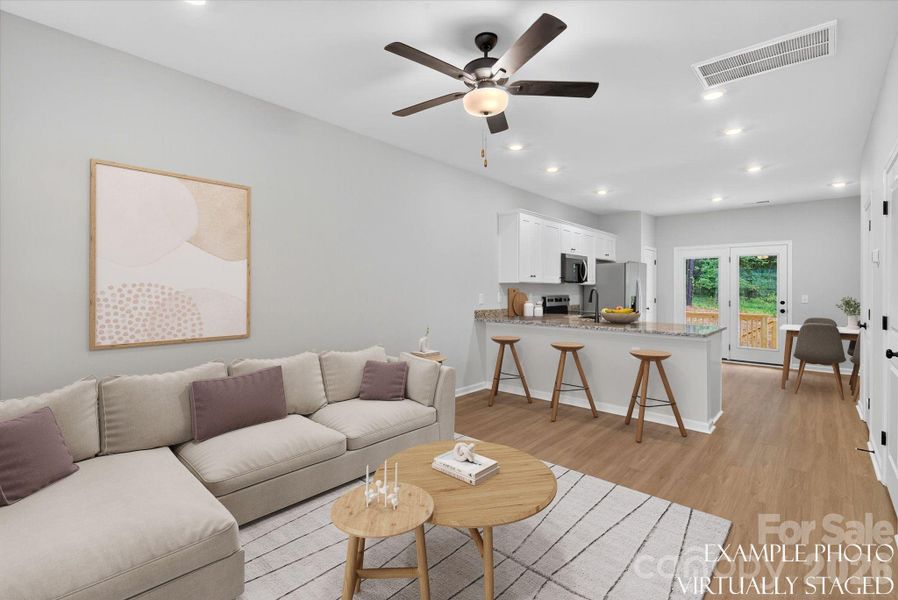 Furnished interior view inside a new home in Rhyne Court, Gastonia (Image 4). Furnished interior view inside a new home in Rhyne Court, Gastonia (Image 4).