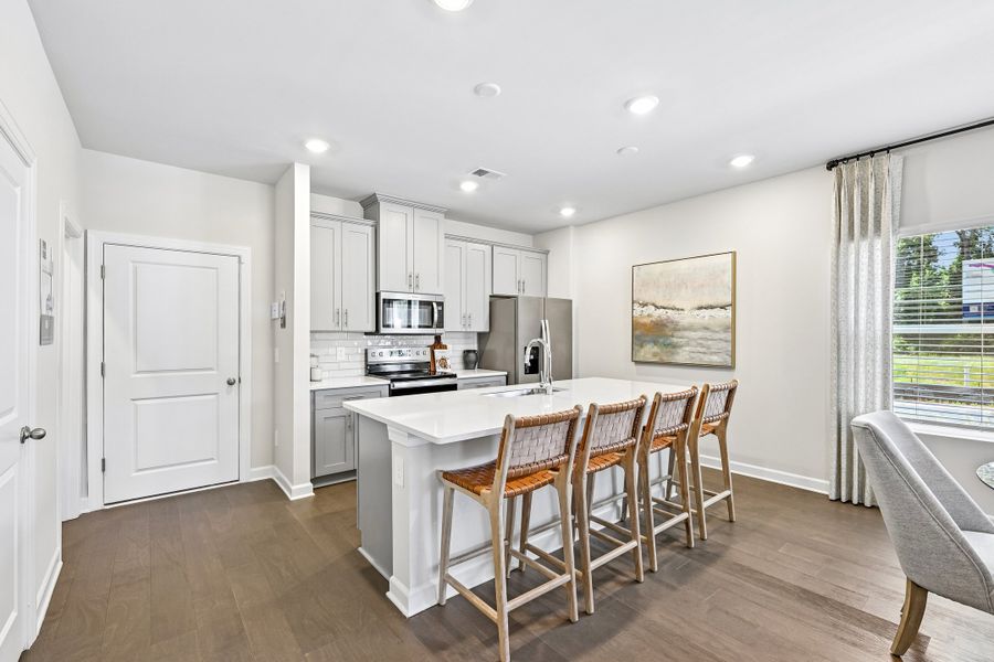 Furnished interior view inside a new home in Crossrail Station, Mooresville (Image 8).