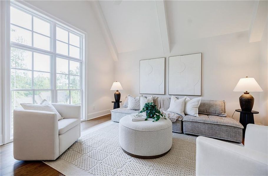 Furnished interior view inside a new home in , Canton (Image 43).