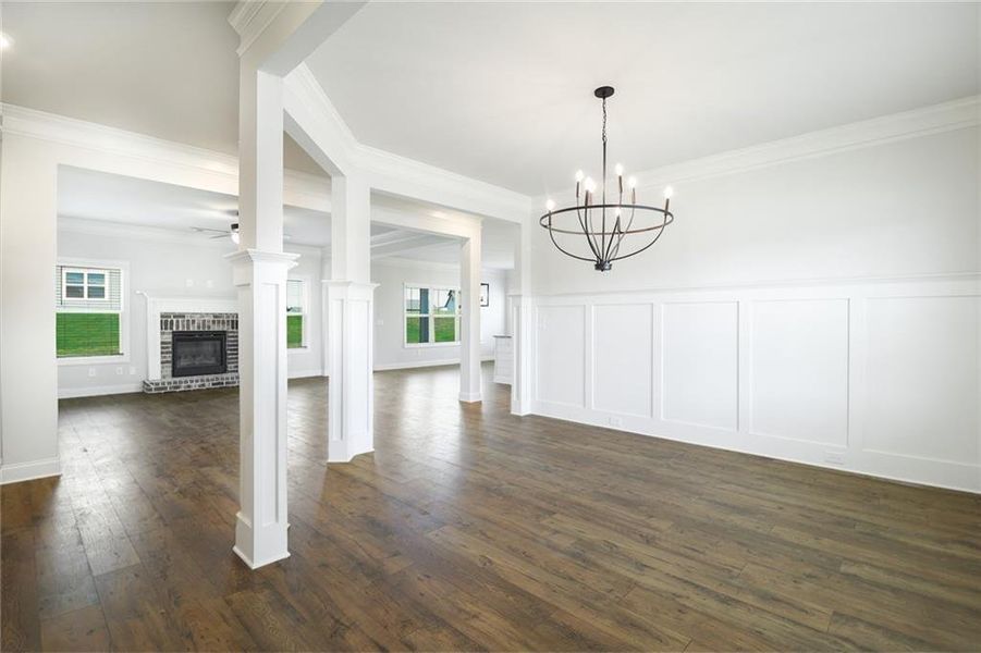 Spacious, unfurnished interior of a new home in Calgary Downs, Winder (Image 14).
