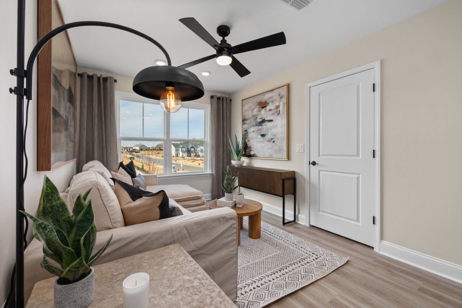 Representative furnished interior of a home built from the Rockingham by Pulte Homes in Saunders Farm, Fuquay Varina (Image 17).