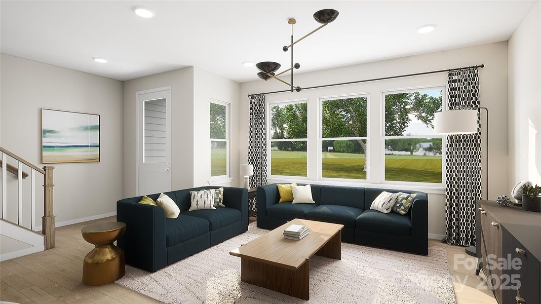 Great Room Bathed in Light Through Energy Efficient Windows. *Virtual Rendering | Actual Finishes, Structural Selections, and Orientation May Vary. Great Room Bathed in Light Through Energy Efficient Windows. *Virtual Rendering | Actual Finishes, Structural Selections, and Orientation May Vary.