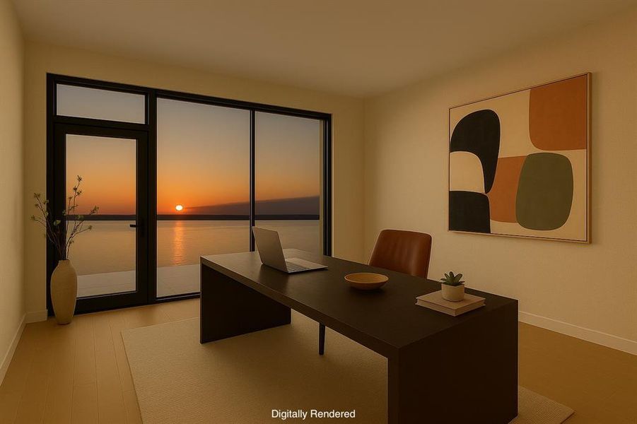 Furnished interior view inside a new home in , Fort Worth (Image 14).