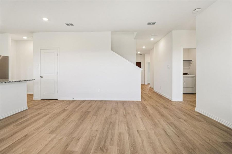 Spacious, unfurnished interior of a new home in River Ridge, Crandall (Image 20). Spacious, unfurnished interior of a new home in River Ridge, Crandall (Image 20).