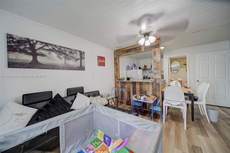 Furnished interior view inside a new home in , Miami (Image 45). Furnished interior view inside a new home in , Miami (Image 45).