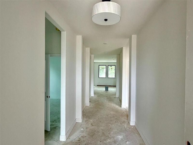 Actual progress of your home.