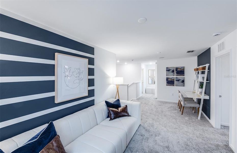 Furnished interior view inside a new home in Hartford Terrace, Davenport (Image 5). Furnished interior view inside a new home in Hartford Terrace, Davenport (Image 5).