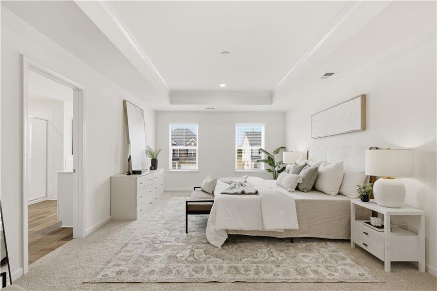 Furnished interior view inside a new home in Independence, Loganville (Image 43).