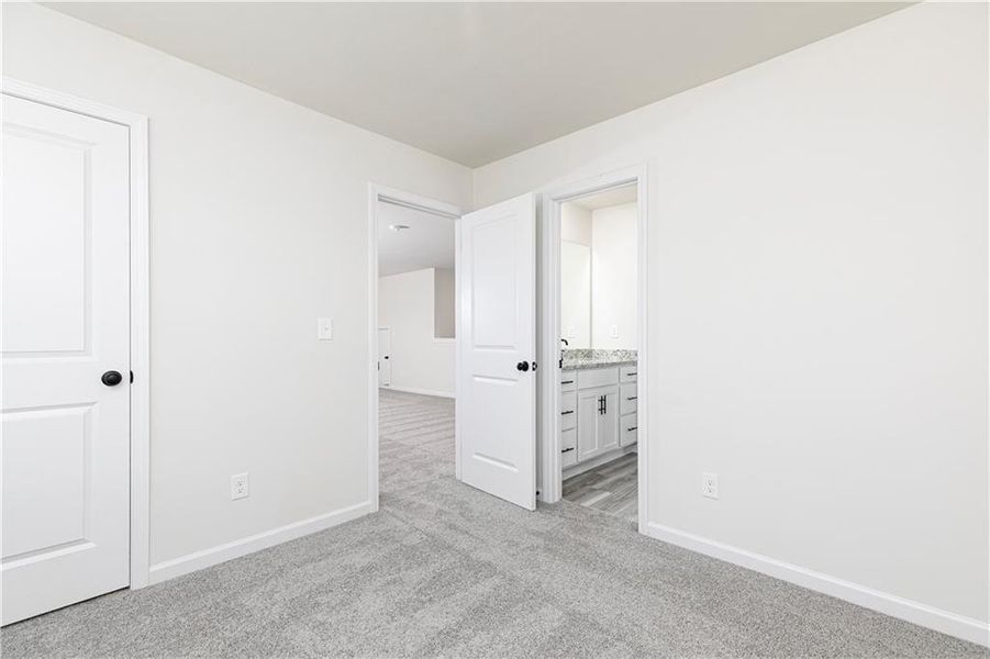 Spacious, unfurnished interior of a new home in Lake Preserve at Jackson Trail, Jefferson (Image 18). Spacious, unfurnished interior of a new home in Lake Preserve at Jackson Trail, Jefferson (Image 18).