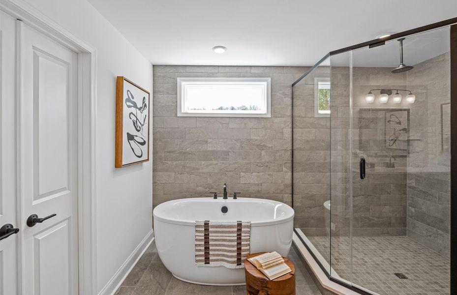 Owner's Bath with Walk-In Shower and Optional Free