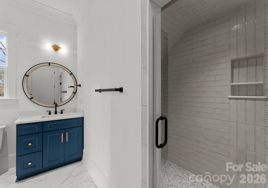 Furnished interior view inside a new home in , Charlotte (Image 9).