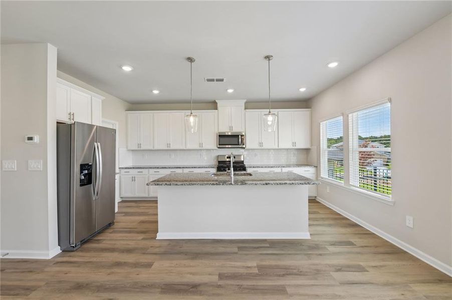 Furnished interior view inside a new home in Preserve at Mountain Creek, Pendergrass (Image 8).