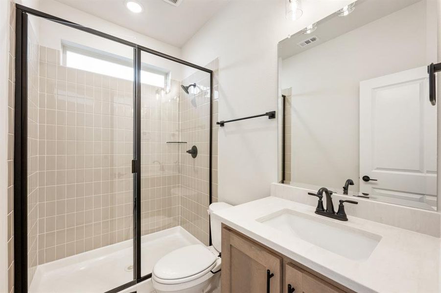 Furnished interior view inside a new home in Woodstone, Providence Village (Image 12).