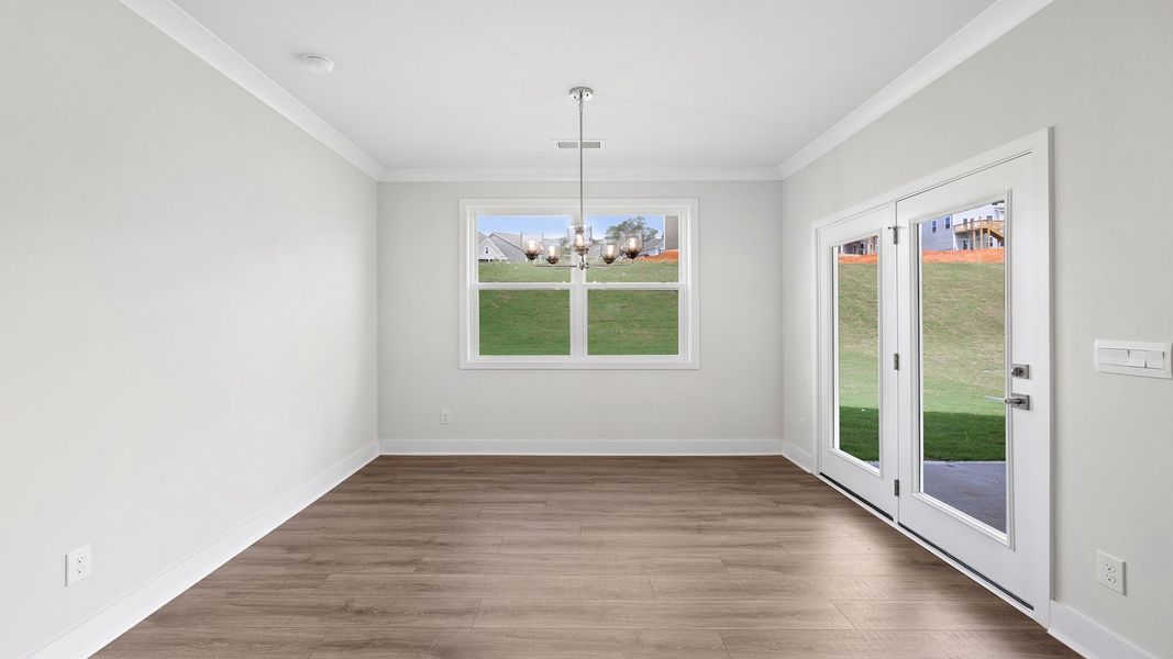 Spacious, unfurnished interior of a new home in Whitehawk Meadows, Travelers Rest (Image 18).