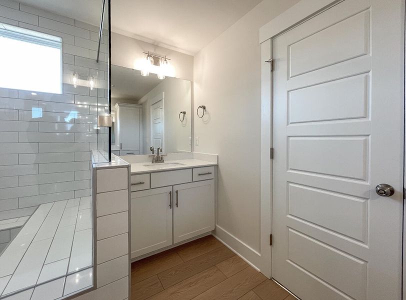 Furnished interior view inside a new home in Founders Club, Moore (Image 11).