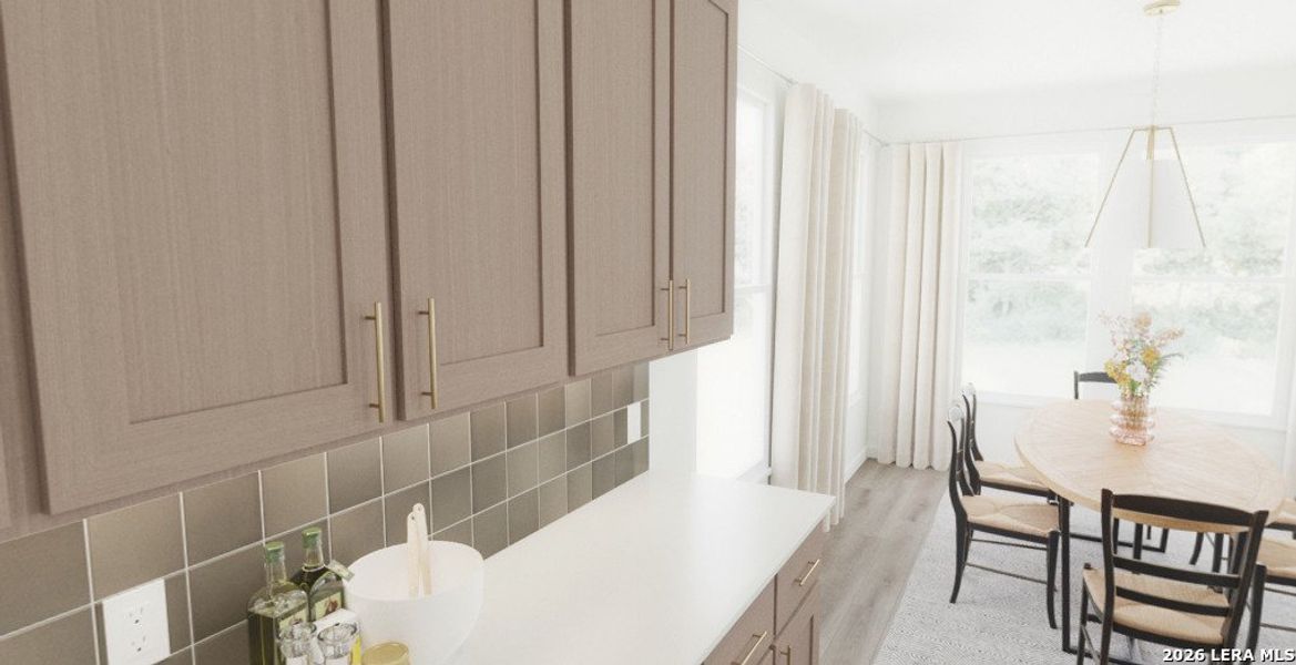 Furnished interior view inside a new home in Hennersby Hollow, San Antonio (Image 4).