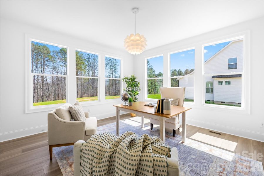 Furnished interior view inside a new home in , Statesville (Image 35). Furnished interior view inside a new home in , Statesville (Image 35).