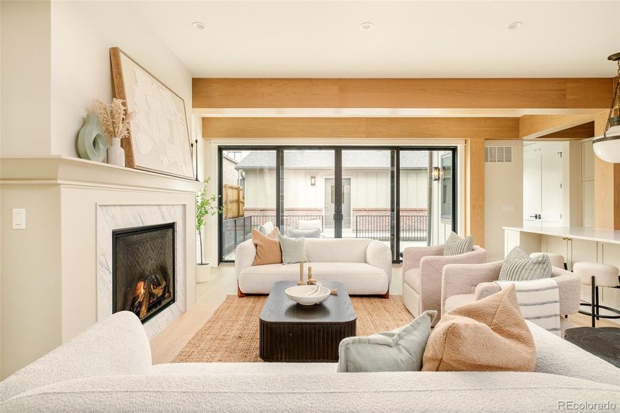 Furnished interior view inside a new home in , Denver (Image 18). Furnished interior view inside a new home in , Denver (Image 18).