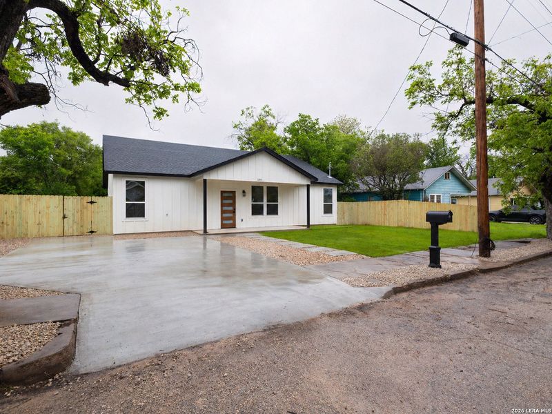 Exterior details and patio area of a home in , Brownwood (Image 22).