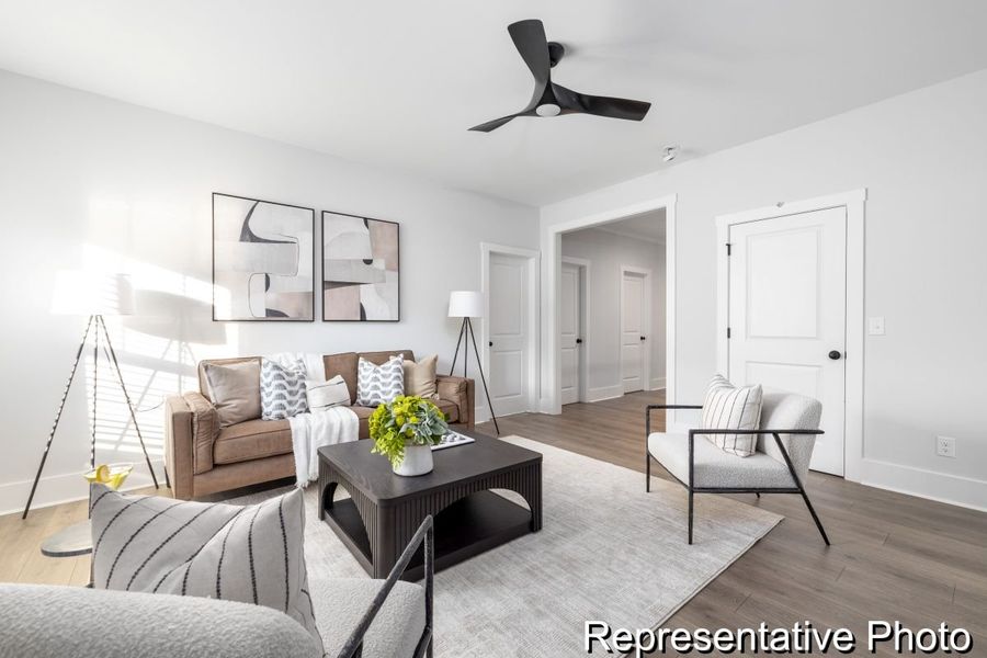 Furnished interior view inside a new home in Meadowview, Pittsboro (Image 26).
