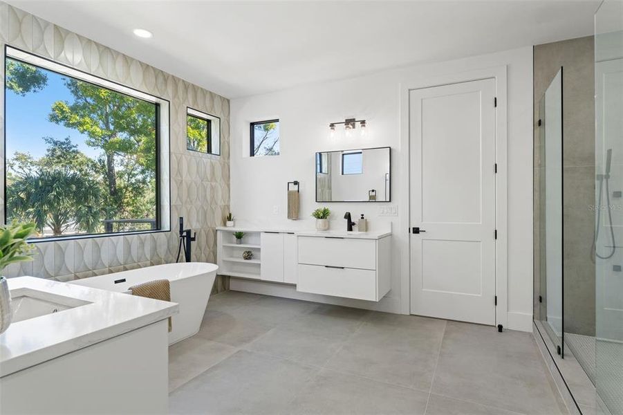 Furnished interior view inside a new home in , Tampa (Image 46). Furnished interior view inside a new home in , Tampa (Image 46).