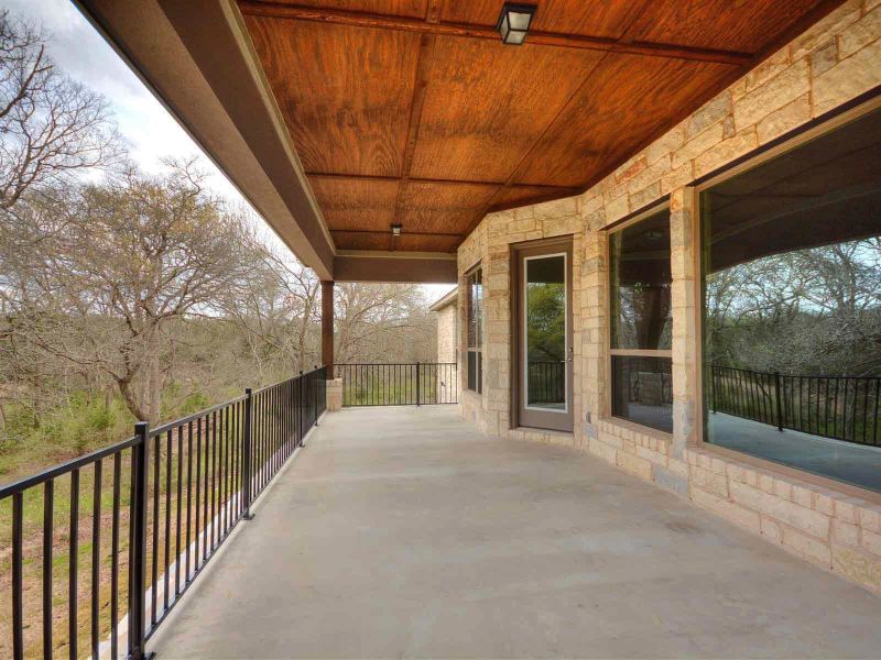 Representative exterior details of a home built from the Madera II by Giddens Homes in Scofield Farms Estates, Georgetown (Image 119).