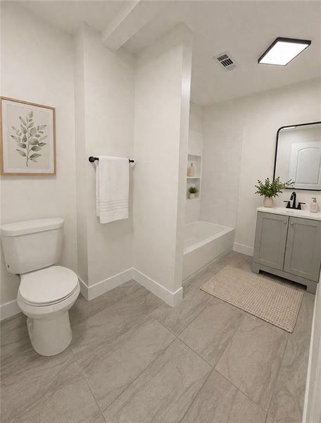 Furnished interior view inside a new home in , West Point (Image 7).