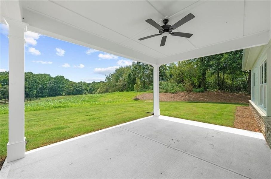 Exterior details and patio area of a home in , Cumming (Image 34).