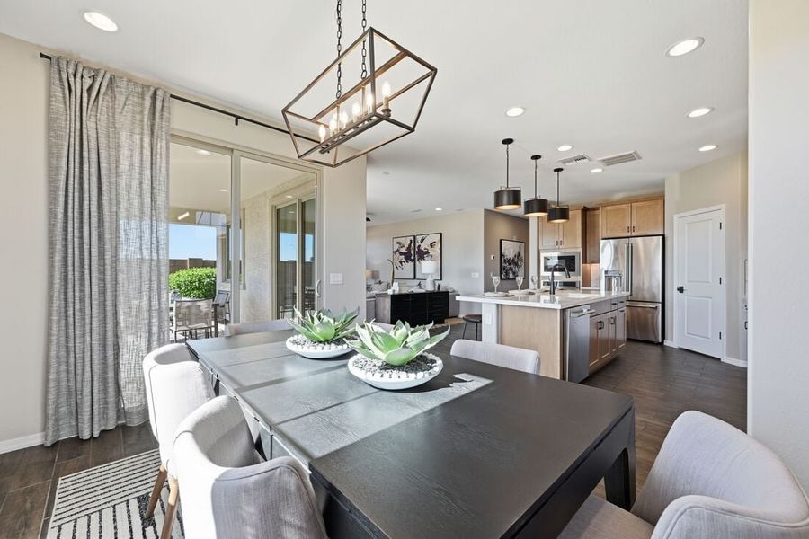 Furnished interior view inside a new home in La Mira, Mesa (Image 6). Furnished interior view inside a new home in La Mira, Mesa (Image 6).