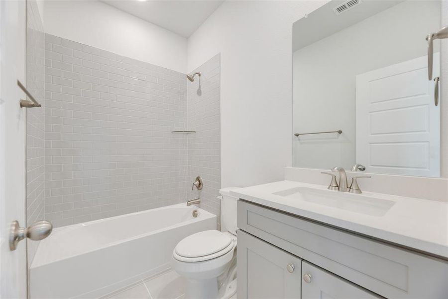 Furnished interior view inside a new home in Arbors at Legacy Hills, Celina (Image 10). Furnished interior view inside a new home in Arbors at Legacy Hills, Celina (Image 10).