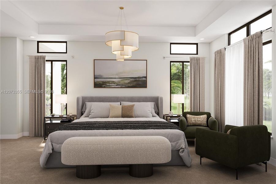 Furnished interior view inside a new home in Parkland Royale, Parkland (Image 3). Furnished interior view inside a new home in Parkland Royale, Parkland (Image 3).