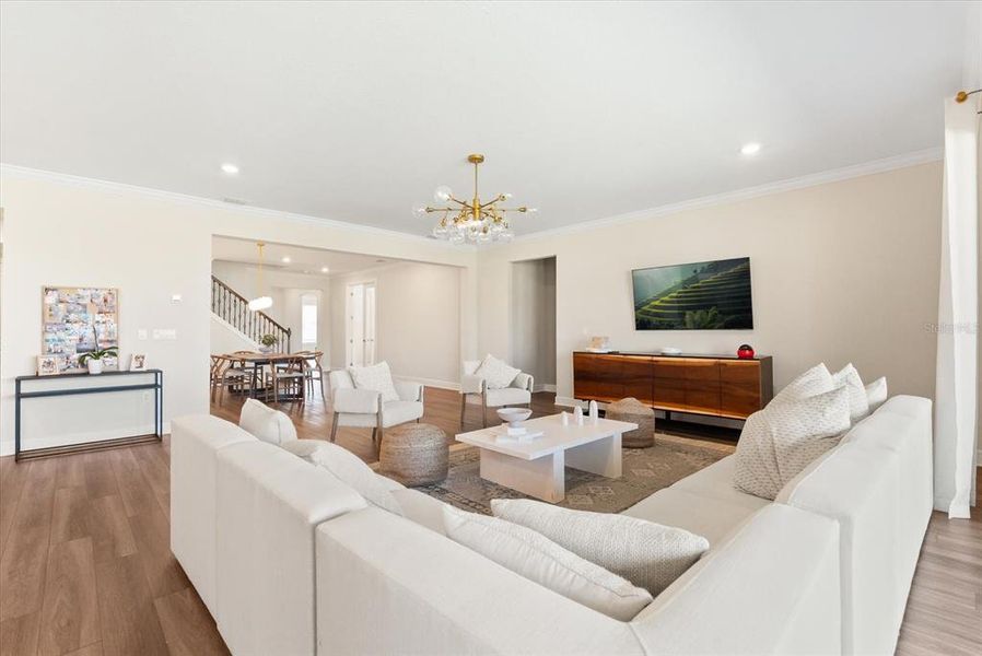 Furnished interior view inside a new home in , Winter Garden (Image 32).