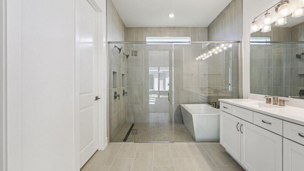 The Primary Bathroom The Primary Bathroom