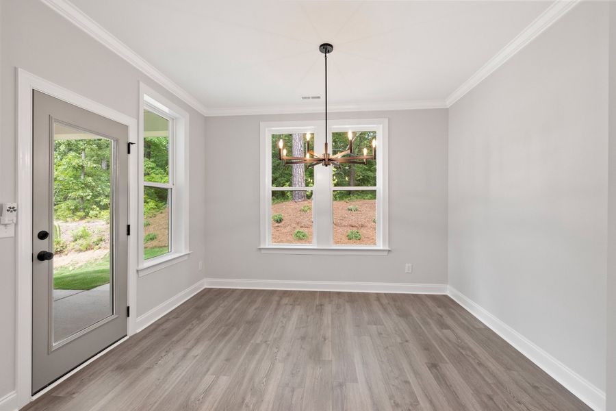 Representative unfurnished interior of a home built from the The Ellery by RobuckHomes in Baylee Ridge, Selma (Image 52).