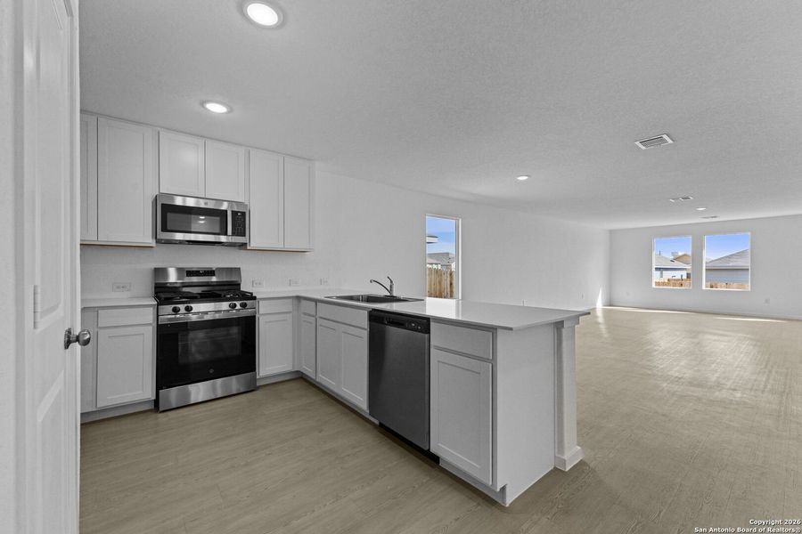 Furnished interior view inside a new home in Voss Farms: Watermill Collection, New Braunfels (Image 7).