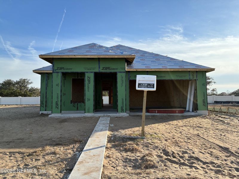 In-progress construction of a new home in , St. Augustine, FL (Image 13).
