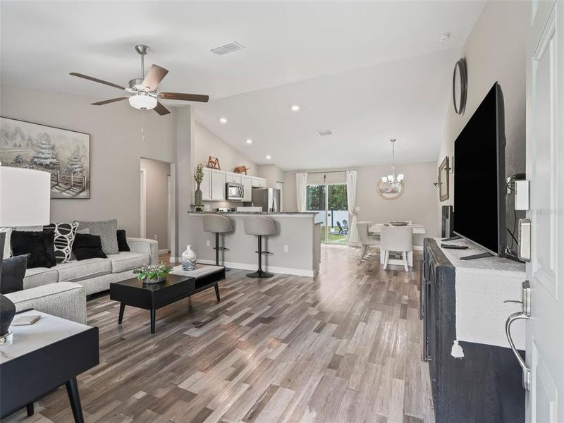 Furnished interior view inside a new home in , Ocala (Image 5).