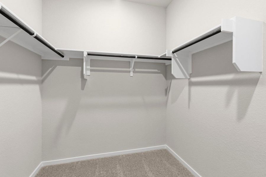 Walk-in closet in Primary Bedroom