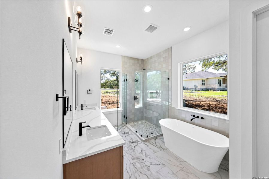 Furnished interior view inside a new home in , Spring Branch (Image 7).