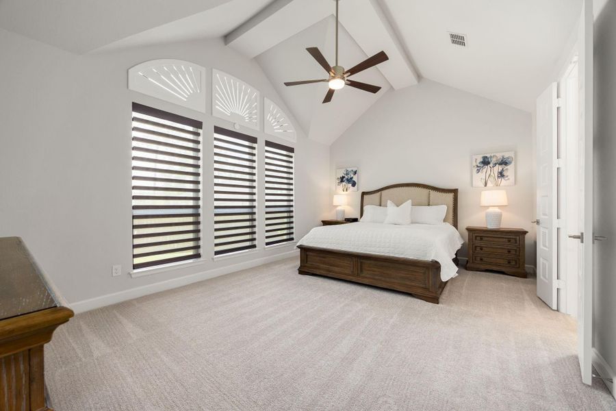 Furnished interior view inside a new home in The Highlands, Porter (Image 17).
