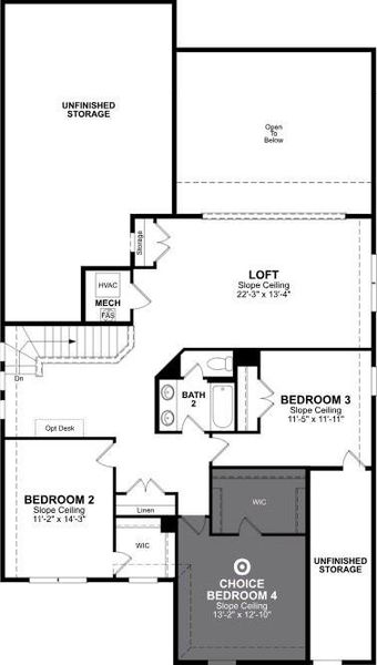 Beazer Homes Spiritas Blackburn plan