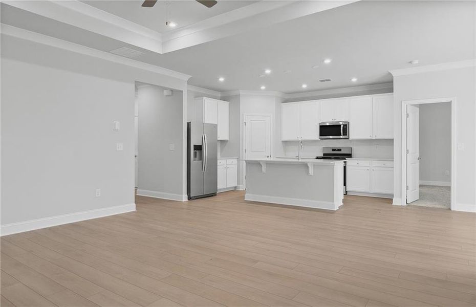 Spacious, unfurnished interior of a new home in Sun City Peachtree, Griffin (Image 6).