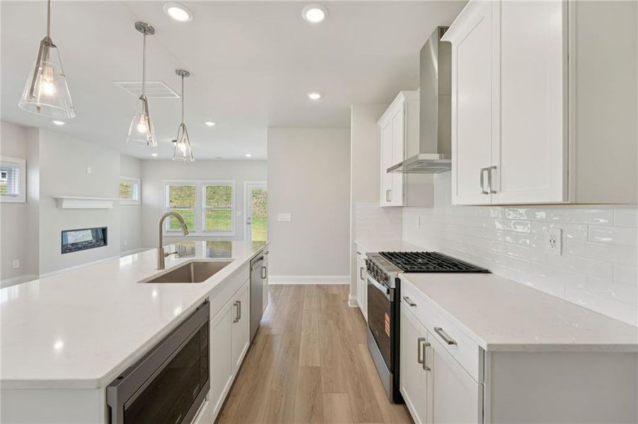 Furnished interior view inside a new home in Hemingway - Reserve Series, Cumming (Image 4).
