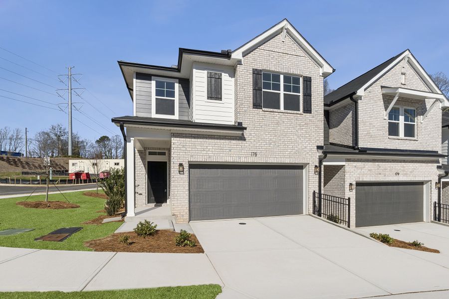 Front exterior of a new home in Grandview Terrace, Canton, GA, highlighting curb appeal (Image 20).