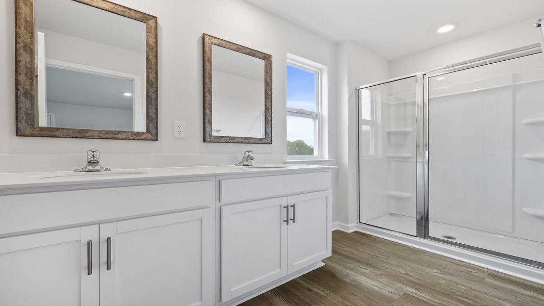 Furnished interior view inside a new home in Village Grove, Greenville (Image 11).