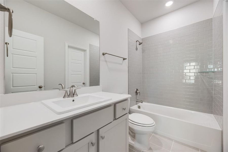 Furnished interior view inside a new home in Wade Settlement Townhomes, Frisco (Image 13).